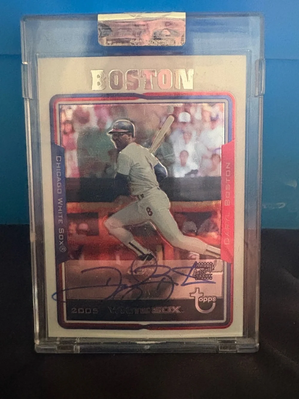 Topps Daryl Boston Chicago White Sox Card - Picture 1 of 2